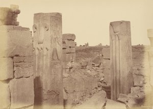 （Karnak、Thotmes IIIs Lotus Columns） 作： Théodule Devéria